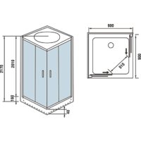 Душевая кабина WeltWasser WW500 Laine 904 - Превью изображения №11 — Интернет-магазин Time-Shop