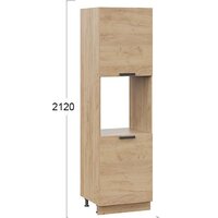 Шкаф-пенал Трия Детройт 1П6 (дуб крафт золотой) - Превью изображения №2 — Интернет-магазин Time-Shop