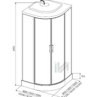 Душевая кабина IVA SC08CM - Превью изображения №4 — Интернет-магазин Time-Shop