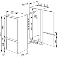 Холодильник Hansa BK316.3AA - Превью изображения №3 — Интернет-магазин Time-Shop