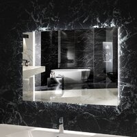  Пекам Зеркало Greta Fly 100x60 GretaFly-100x60sp (с подсветкой, сенсором на прикосновение и подогревом) - Превью изображения №5 — Интернет-магазин Time-Shop