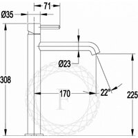 Смеситель Filarete Roun FL6020 (матовое золото) - Превью изображения №14 — Интернет-магазин Time-Shop