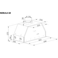 Кухонная вытяжка MAUNFELD Nebula 60 Glass (черный) - Превью изображения №12 — Интернет-магазин Time-Shop