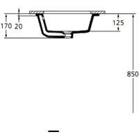 Умывальник Ideal Standard Strada K077901 59.5x44 - Превью изображения №5 — Интернет-магазин Time-Shop