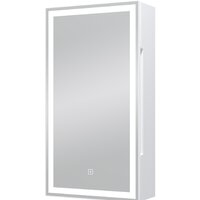  Континент Шкаф с зеркалом Allure Led 35х65 (левый) - Превью изображения №1 — Интернет-магазин Time-Shop