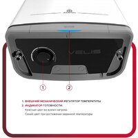 Накопительный электрический водонагреватель Ariston Velis Style R 30 - Превью изображения №5 — Интернет-магазин Time-Shop
