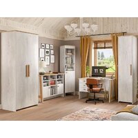 Стол КМК Мебель Скандинавия 0905.20 3Я (бетон светлый/дуб наварра) - Превью изображения №2 — Интернет-магазин Time-Shop