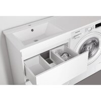  Style Line Тумба под умывальник Оптима 40 2 ящика Plus (напольная) - Превью изображения №5 — Интернет-магазин Time-Shop