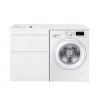  Style Line Тумба под умывальник Оптима 40 2 ящика Plus (напольная) - Превью изображения №3 — Интернет-магазин Time-Shop