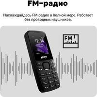 Кнопочный телефон Inoi 240 Modern 4G (черный) - Превью изображения №6 — Интернет-магазин Time-Shop