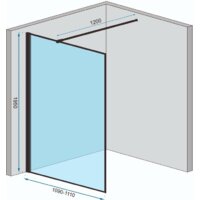 Душевая стенка Rea Bler 110 - Превью изображения №3 — Интернет-магазин Time-Shop