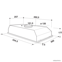 Кухонная вытяжка Whirlpool WCT 64 FLS X - Превью изображения №2 — Интернет-магазин Time-Shop