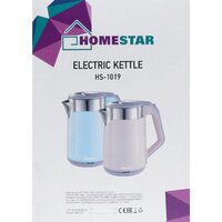 Электрический чайник HomeStar HS-1019 (стальной/розовый) - Превью изображения №8 — Интернет-магазин Time-Shop