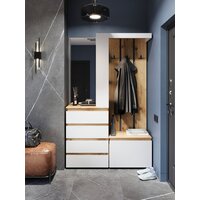 Стенка НК-Мебель Stern 72677828 (дуб вотан/белый) - Превью изображения №5 — Интернет-магазин Time-Shop