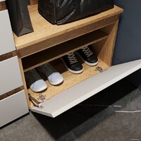 Стенка НК-Мебель Stern 72677828 (дуб вотан/белый) - Превью изображения №4 — Интернет-магазин Time-Shop