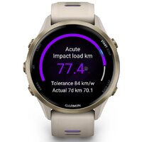 Умные часы Garmin Forerunner 970 47 мм (бежевый/фиолетовый) - Превью изображения №4 — Интернет-магазин Time-Shop