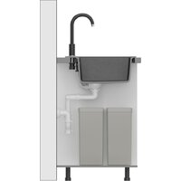Кухонная мойка Quadron HCQP57850BEZP - Превью изображения №4 — Интернет-магазин Time-Shop