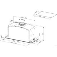 Кухонная вытяжка Faber BI-Air KL A52 305.0615.686 - Превью изображения №3 — Интернет-магазин Time-Shop