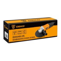 Угловая шлифмашина Deko DKAG2450-230 - Превью изображения №4 — Интернет-магазин Time-Shop