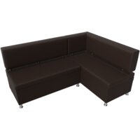 Угловой диван Лига диванов Стайл правый 114528 (экокожа, коричневый) - Превью изображения №2 — Интернет-магазин Time-Shop