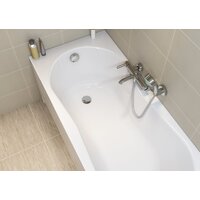 Ванна Cersanit Nike 170x70 с ножками со смесителем Brasko (с сифоном Prime черным) - Превью изображения №5 — Интернет-магазин Time-Shop