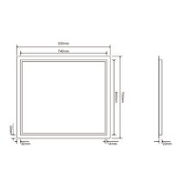  Roxen Зеркало Pure 510175-80 80х70 - Превью изображения №10 — Интернет-магазин Time-Shop