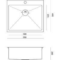 Кухонная мойка Quadron Hb7910Pvdbsc1 - Превью изображения №4 — Интернет-магазин Time-Shop