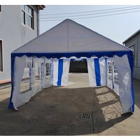 Тент-шатер Sundays Party 4x6 м (белый/синий) - Превью изображения №2 — Интернет-магазин Time-Shop