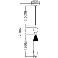 Подвесная люстра Moderli Candle V10915-PL - Превью изображения №6 — Интернет-магазин Time-Shop