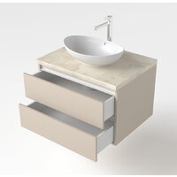  Дабер Тумба под умывальник 002 Т2.8.0.17Б (бежевый/белый) - Превью изображения №3 — Интернет-магазин Time-Shop