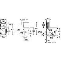 Унитаз напольный Roca Debba 734299700Y - Превью изображения №3 — Интернет-магазин Time-Shop