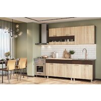 Готовая кухня Mio Tesoro Босфор 2.0 (дуб венге/дуб сонома) - Превью изображения №4 — Интернет-магазин Time-Shop