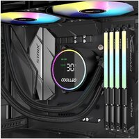 Система жидкостного охлаждения для процессора Coolleo Ice Fairy Dig 240 Lite (черный) - Превью изображения №4 — Интернет-магазин Time-Shop