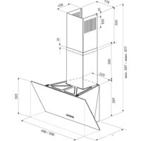 Кухонная вытяжка Krona Gabriele 600 PB (черный) - Превью изображения №7 — Интернет-магазин Time-Shop