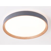 Светильник-тарелка Ambrella light FZ1322 (серый/светлое дерево) - Превью изображения №3 — Интернет-магазин Time-Shop