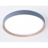 Светильник-тарелка Ambrella light FZ1322 (серый/светлое дерево) - Превью изображения №4 — Интернет-магазин Time-Shop