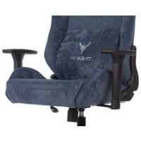 Игровое (геймерское) кресло Knight N1 Fabric Light-27 (синий) - Превью изображения №7 — Интернет-магазин Time-Shop