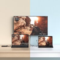 Док-станция Satechi USB-C Multiport Adapter 8K With Ethernet V3 ST-P8KED (черный) - Превью изображения №6 — Интернет-магазин Time-Shop