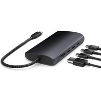 Док-станция Satechi USB-C Multiport Adapter 8K With Ethernet V3 ST-P8KED (черный) - Превью изображения №5 — Интернет-магазин Time-Shop