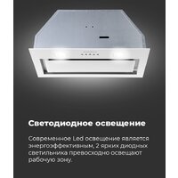 Кухонная вытяжка MAUNFELD Trapeze 602IG (белый) - Превью изображения №24 — Интернет-магазин Time-Shop