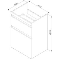  AM.PM Тумба под умывальник X-Joy M85AFSX0602WG - Превью изображения №7 — Интернет-магазин Time-Shop