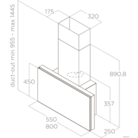 Кухонная вытяжка Elica Plat BL/F/55 PRF0164946 - Превью изображения №6 — Интернет-магазин Time-Shop