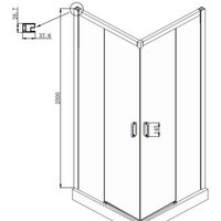 Душевой уголок Ambassador Queen 11011105 100х100 - Превью изображения №8 — Интернет-магазин Time-Shop