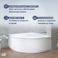 Ванна Lauter Majestica 150x150 21040150 (с ножками) - Превью изображения №5 — Интернет-магазин Time-Shop