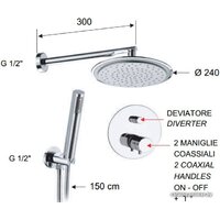 Душевая система  Remer Minimal Thermo NT 09 S02 - Превью изображения №2 — Интернет-магазин Time-Shop