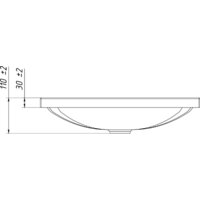 Умывальник Belux Порто ПО 500 - Превью изображения №3 — Интернет-магазин Time-Shop