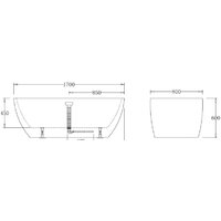 Ванна BelBagno BB70 170x80 - Превью изображения №2 — Интернет-магазин Time-Shop