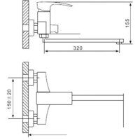 Смеситель Gappo G2207 - Превью изображения №2 — Интернет-магазин Time-Shop