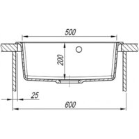 Кухонная мойка ARFEKA Dalago 57 Shadow Grey - Превью изображения №6 — Интернет-магазин Time-Shop
