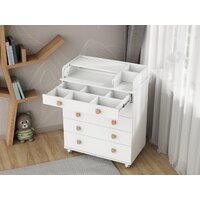 Детский комод Incanto Мишка с органайзером 800/5 PK-0060/00 (белый) - Превью изображения №20 — Интернет-магазин Time-Shop